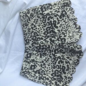 J. Crew Black and White Patterned Shorts